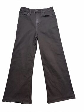 Joe’s Jeans Wide Leg Ankle Jeans Black Size 26